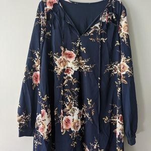 Boho floral dress